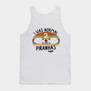 Piranha saying predatory fish aquarium sea salt water Tank Top